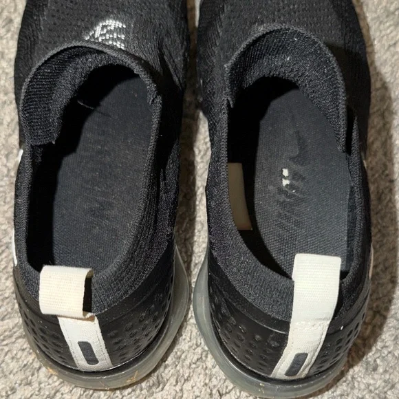 Nike Black Slip-On Vapormax Knit Sneakers - Picture 6 of 9